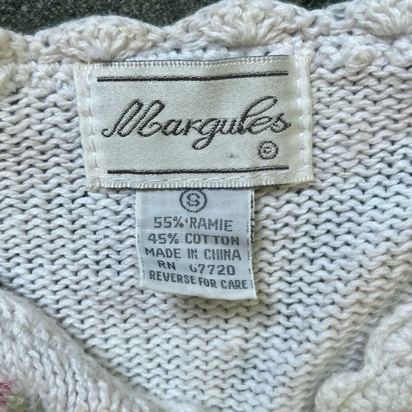 70s Rose Cardigan - Picture 3 of 4